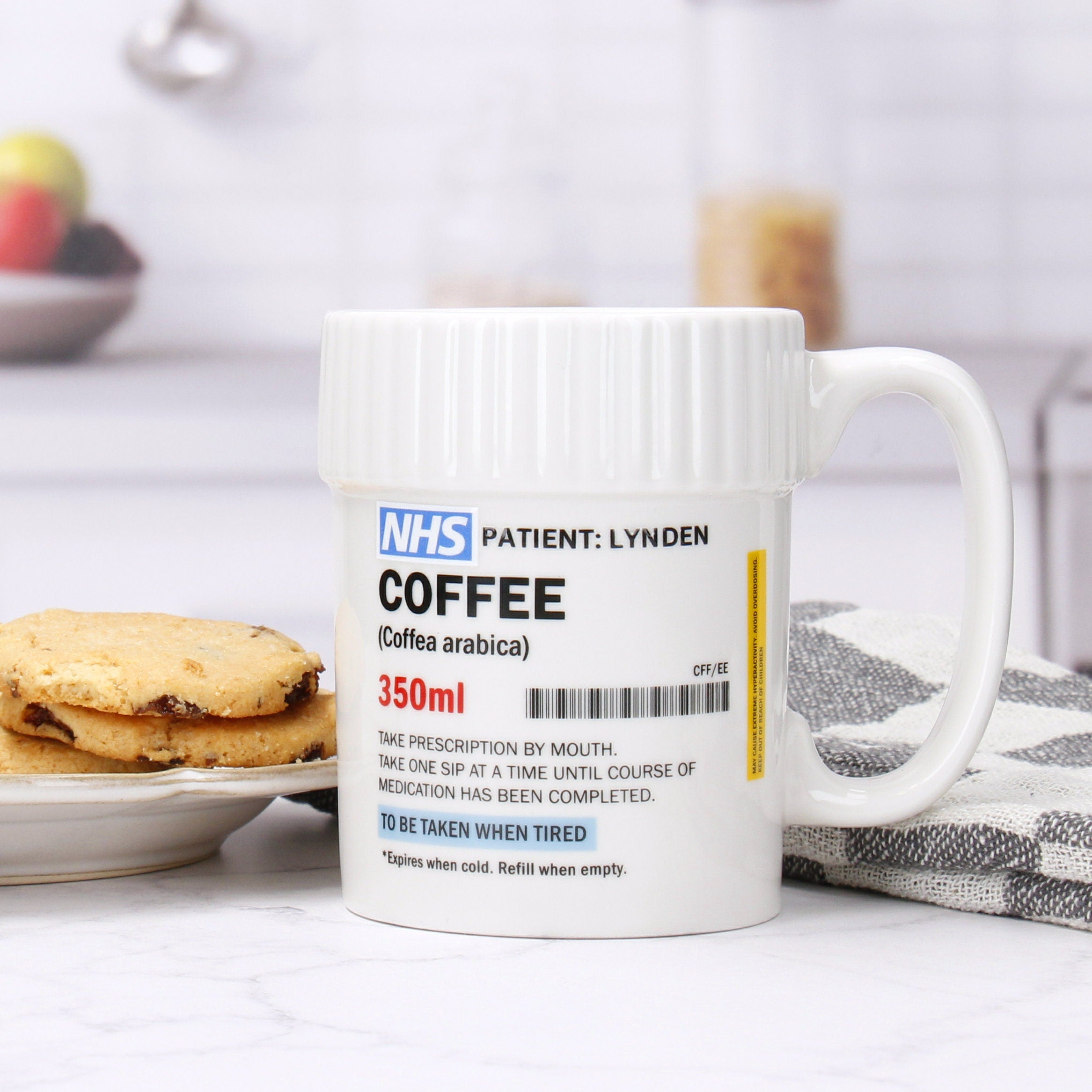 Personalised NHS Coffee Prescription Mug