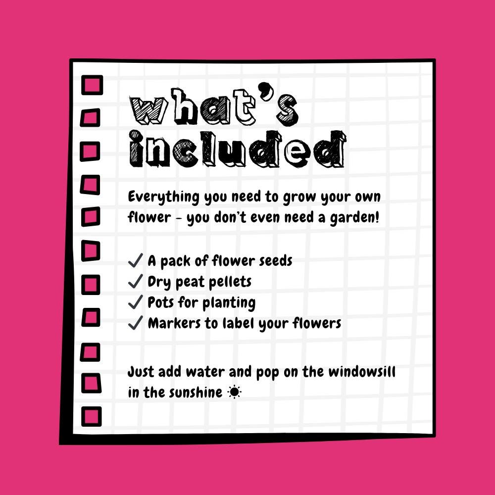 June Birth Flower - Personalised Grow Your Own Flower Gift