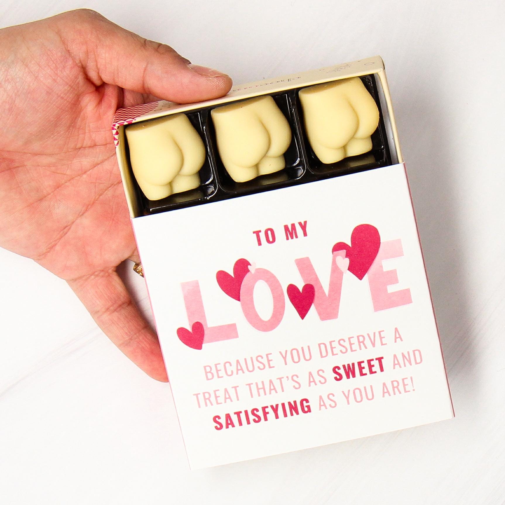 Box of Chocolate Bums - Chocolate Gifts Box | Personalised Gift | Anniversary Gift | Birthday Gift