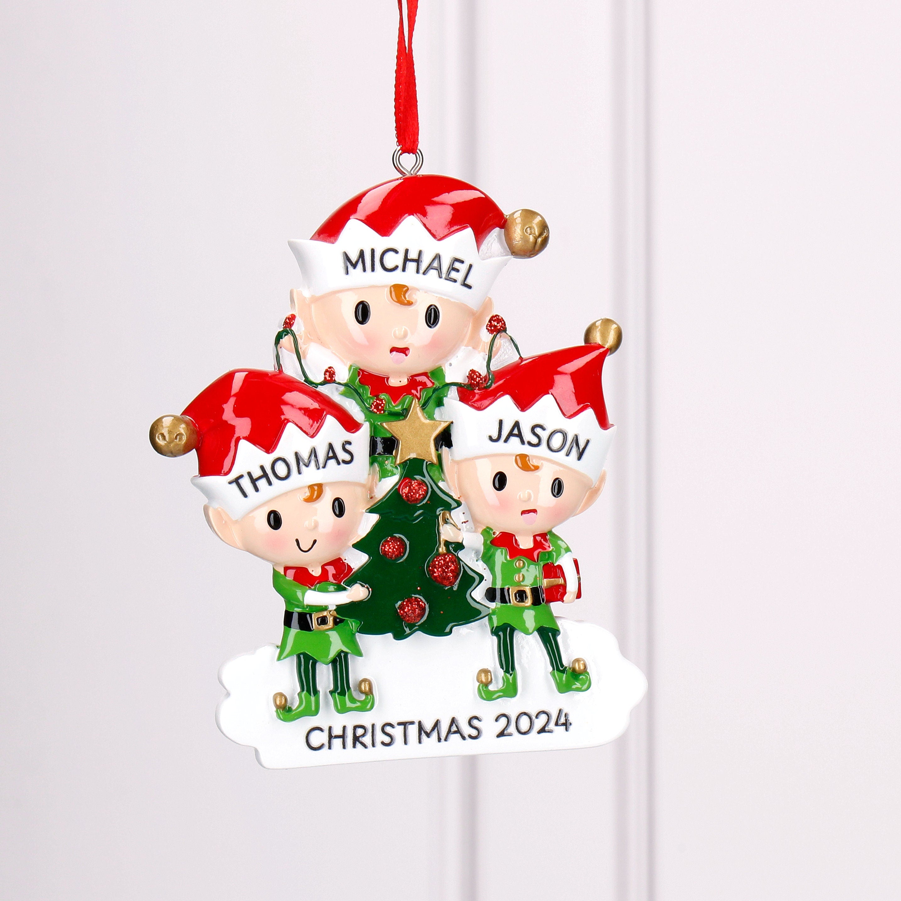 Elf Christmas Tree Decoration - Personalised | Christmas Ornament | Tree Decoration