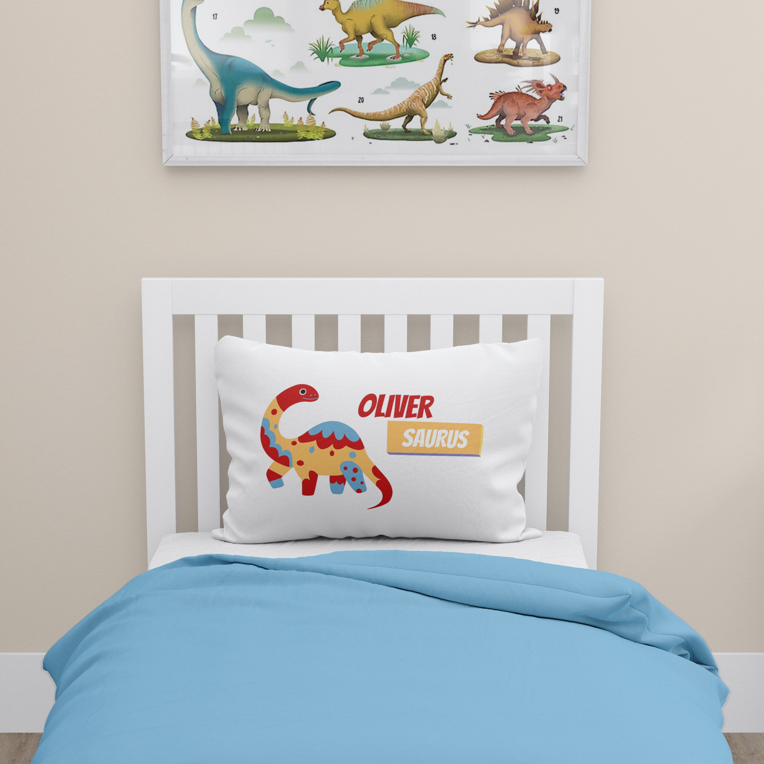 Dinosaur Pillowcase - Kids Bedding |Dinosaur Theme