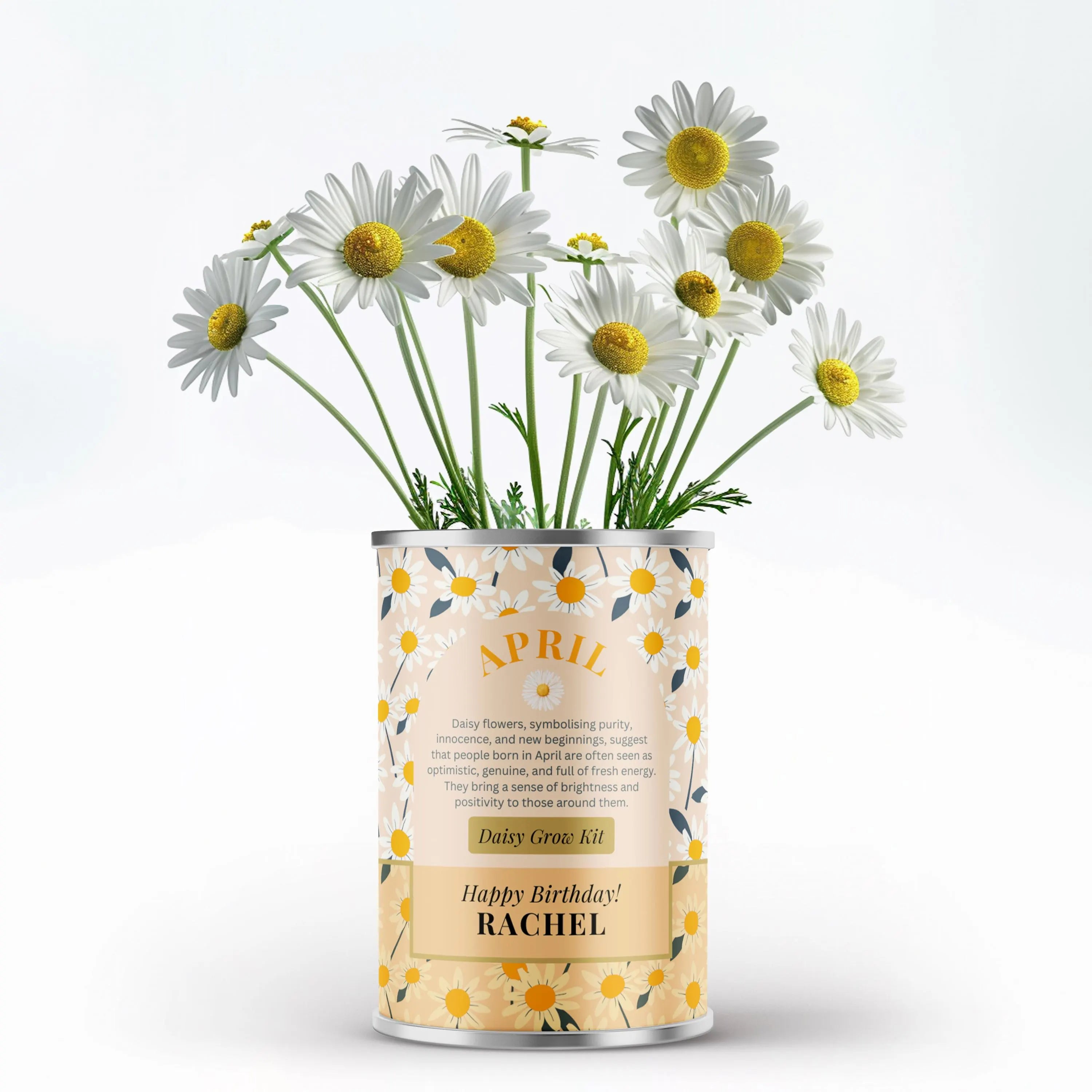 April Birth Flower - Personalised Grow Your Own Flower Gift