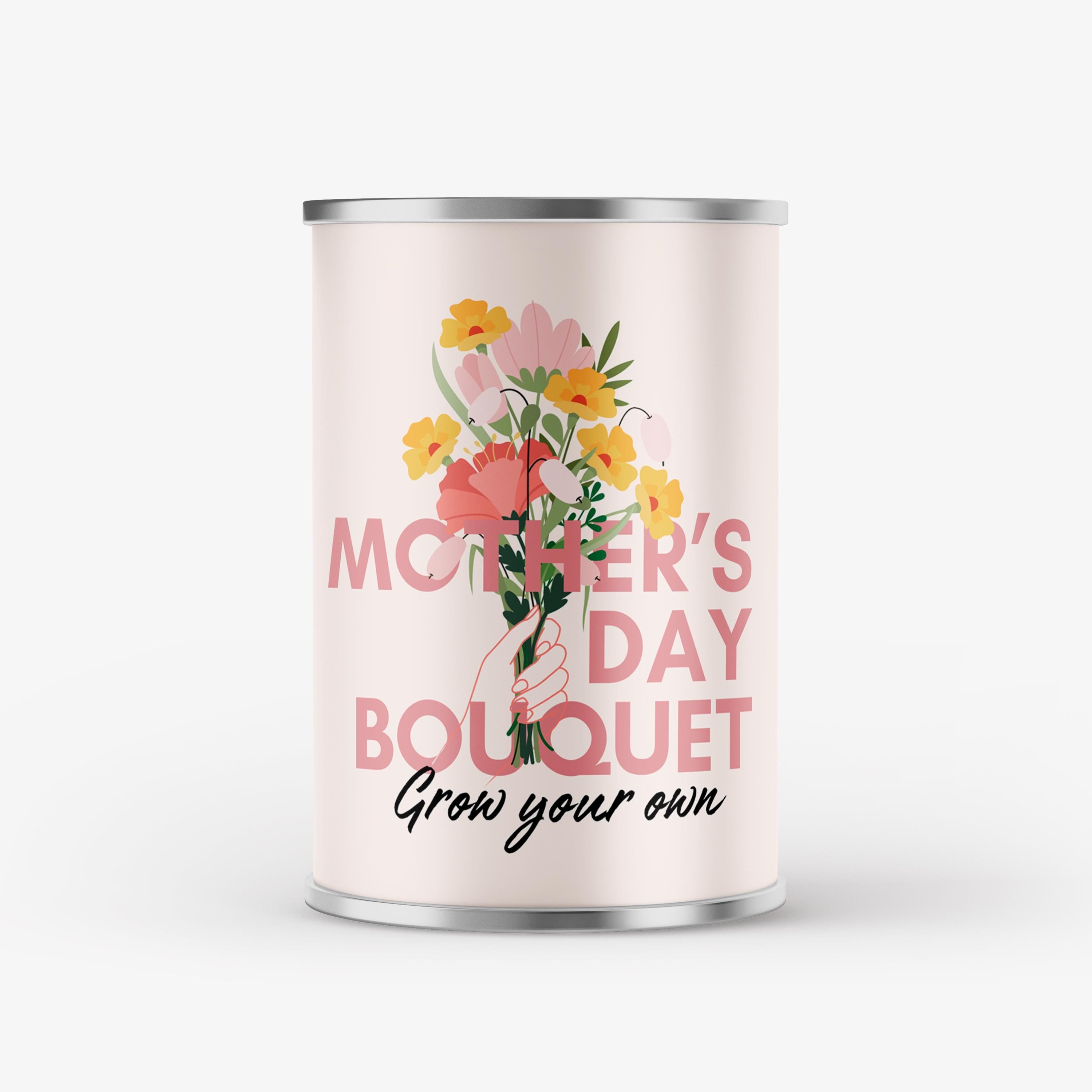 Grow Your Own Mothers Day Flower Tin - Gift for Her | Personalised Flower Gift