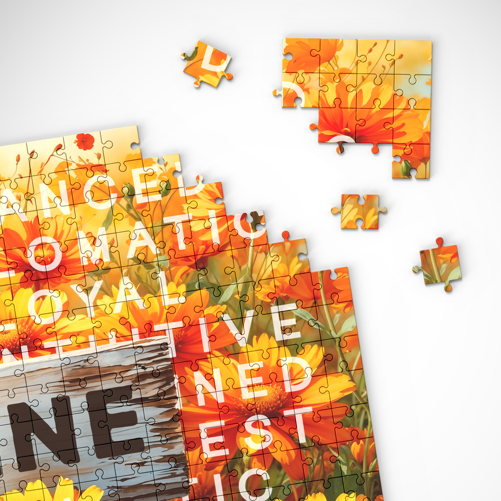 Personalised October Birthday Puzzle - 250/500 Pieces