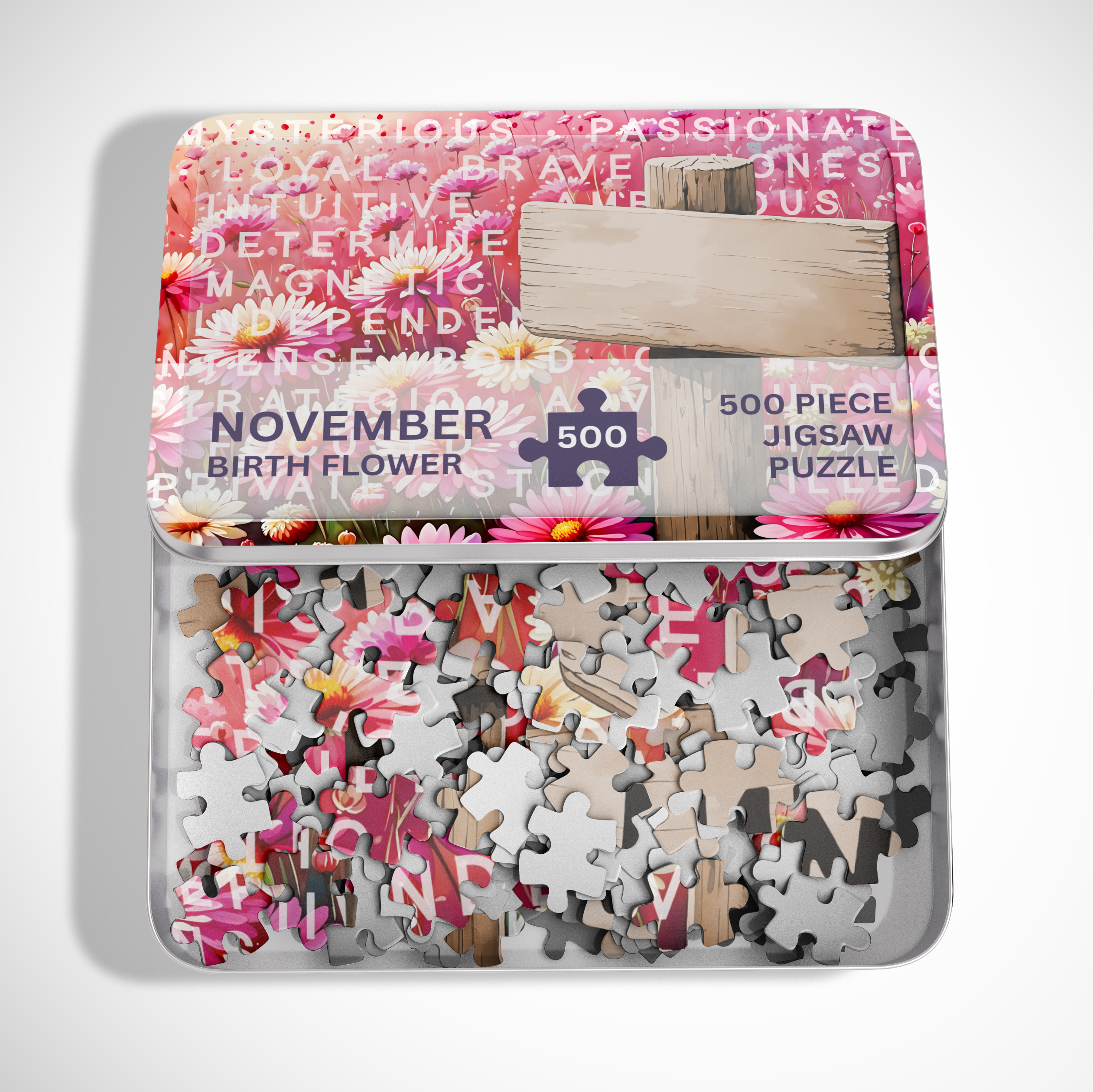 Personalised November Birthday Puzzle - 250/500 Pieces