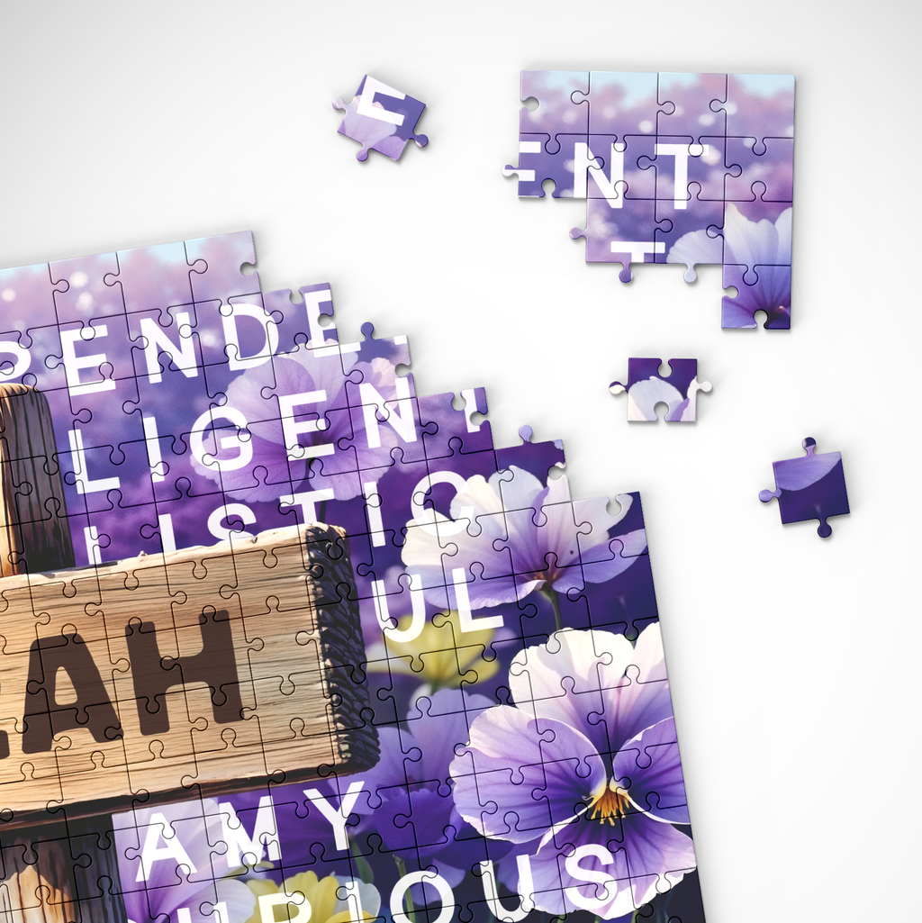 Personalised February Birthday Puzzle - 250/500 Pieces