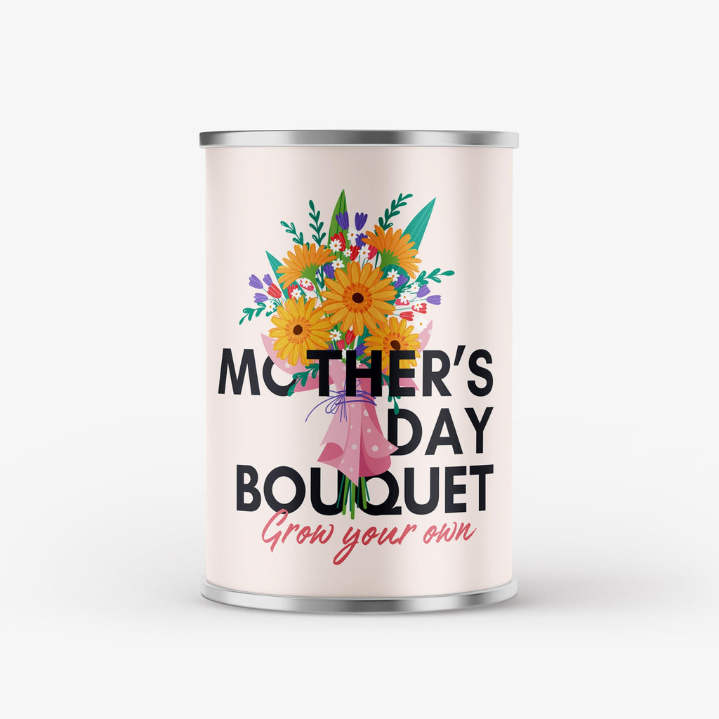 Grow Your Own Mothers Day Flower Tin - Gift for Her | Personalised Flower Gift