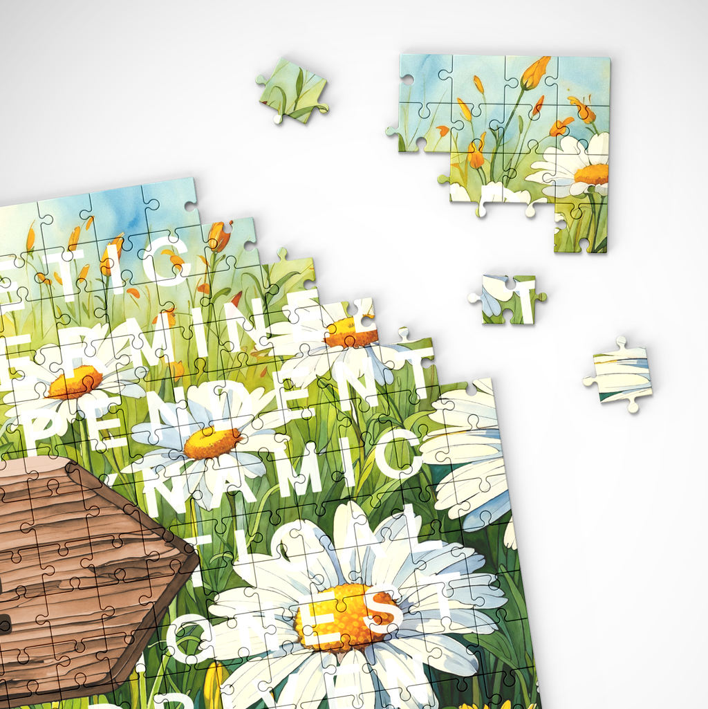 Personalised April Birthday Puzzle - 250/500 Pieces