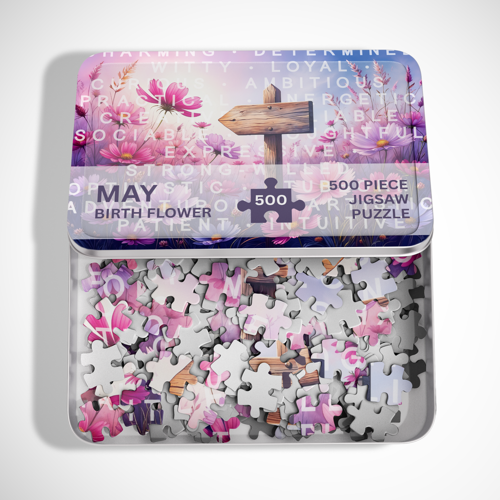 Personalised May Birthday Puzzle - 250/500 Pieces