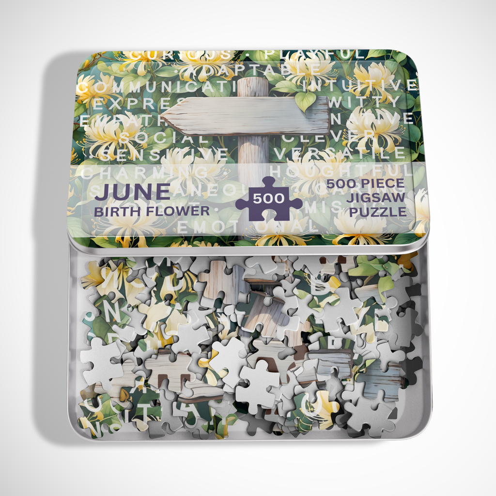 Personalised June Birthday Puzzle - 250/500 Pieces