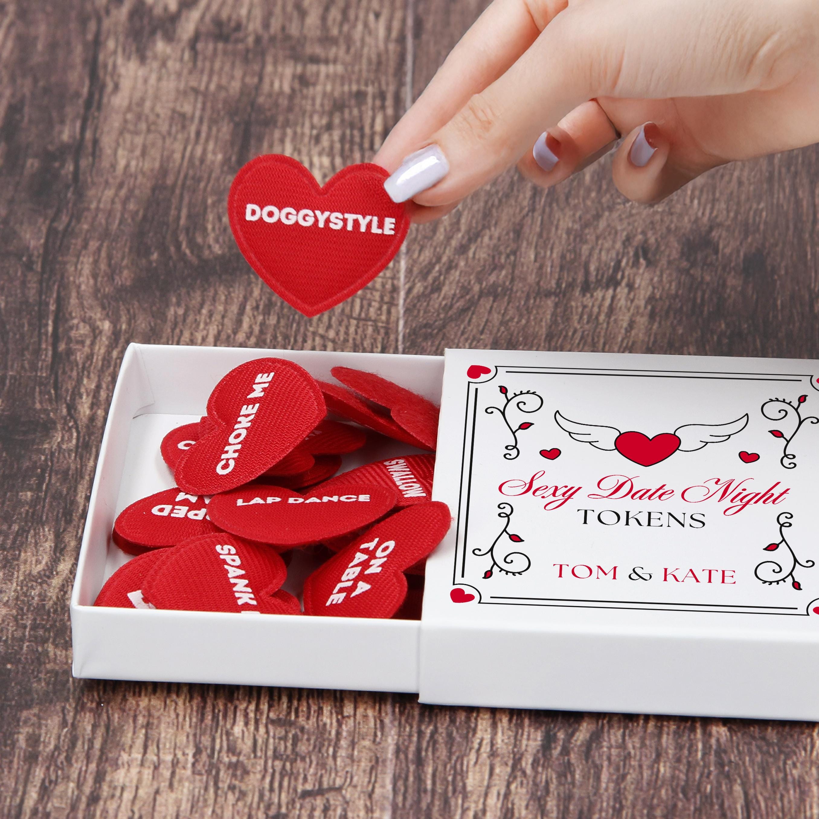 Personalised Date Night Tokens - Date Night Gift | Couple Gift | Anniersary Gift