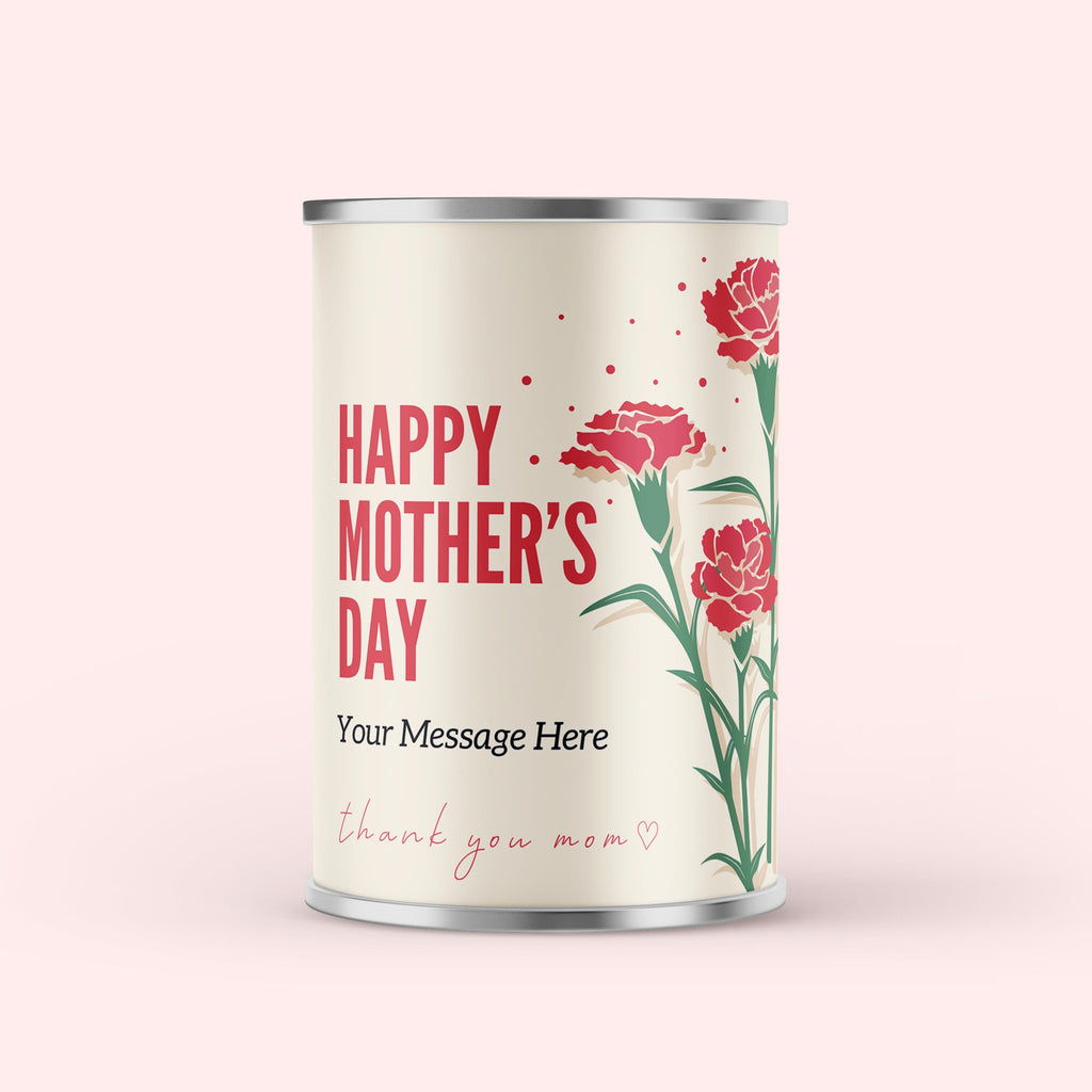 Personalised Grow Your Own Carnation Mother's Day Gift Tin