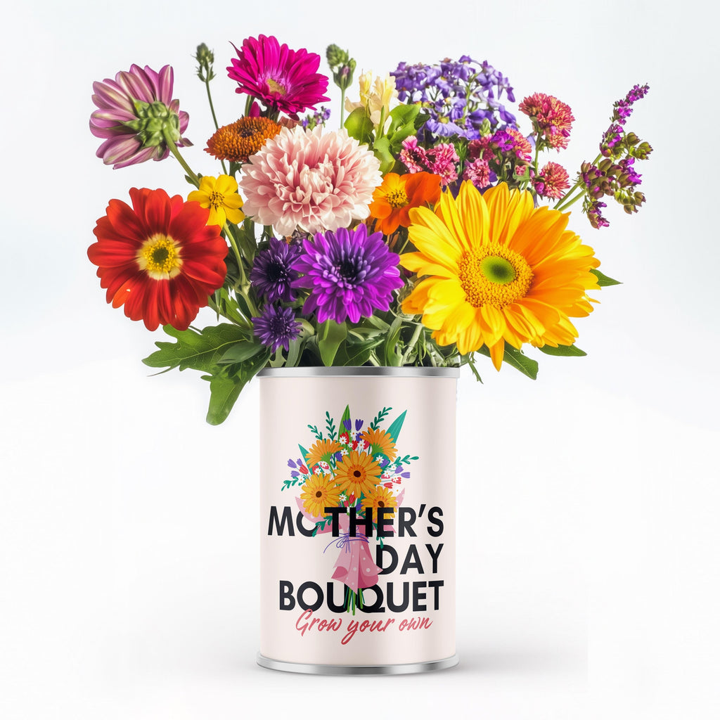 Grow Your Own Mothers Day Flower Tin - Gift for Her | Personalised Flower Gift