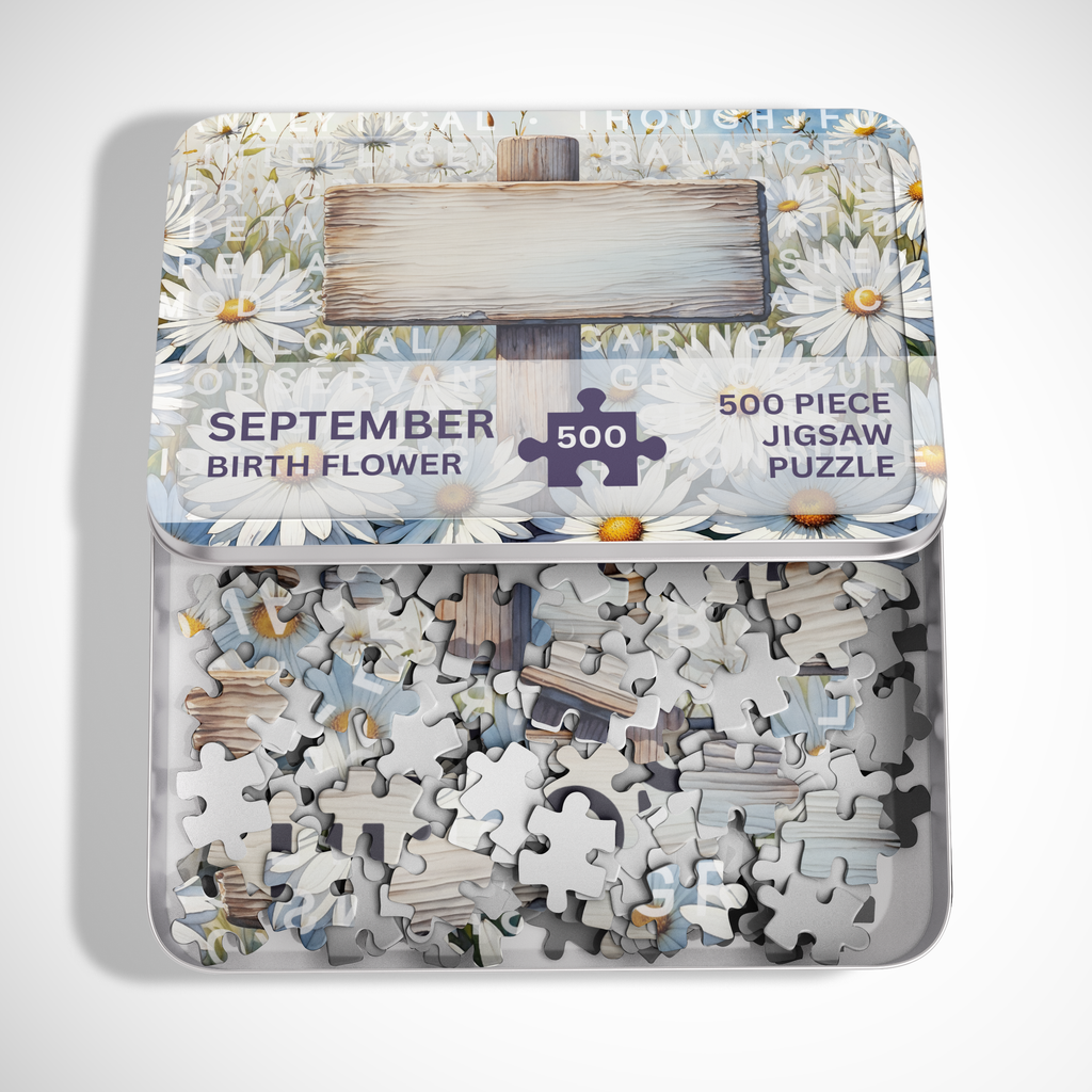 Personalised September Birthday Puzzle - 250/500 Pieces