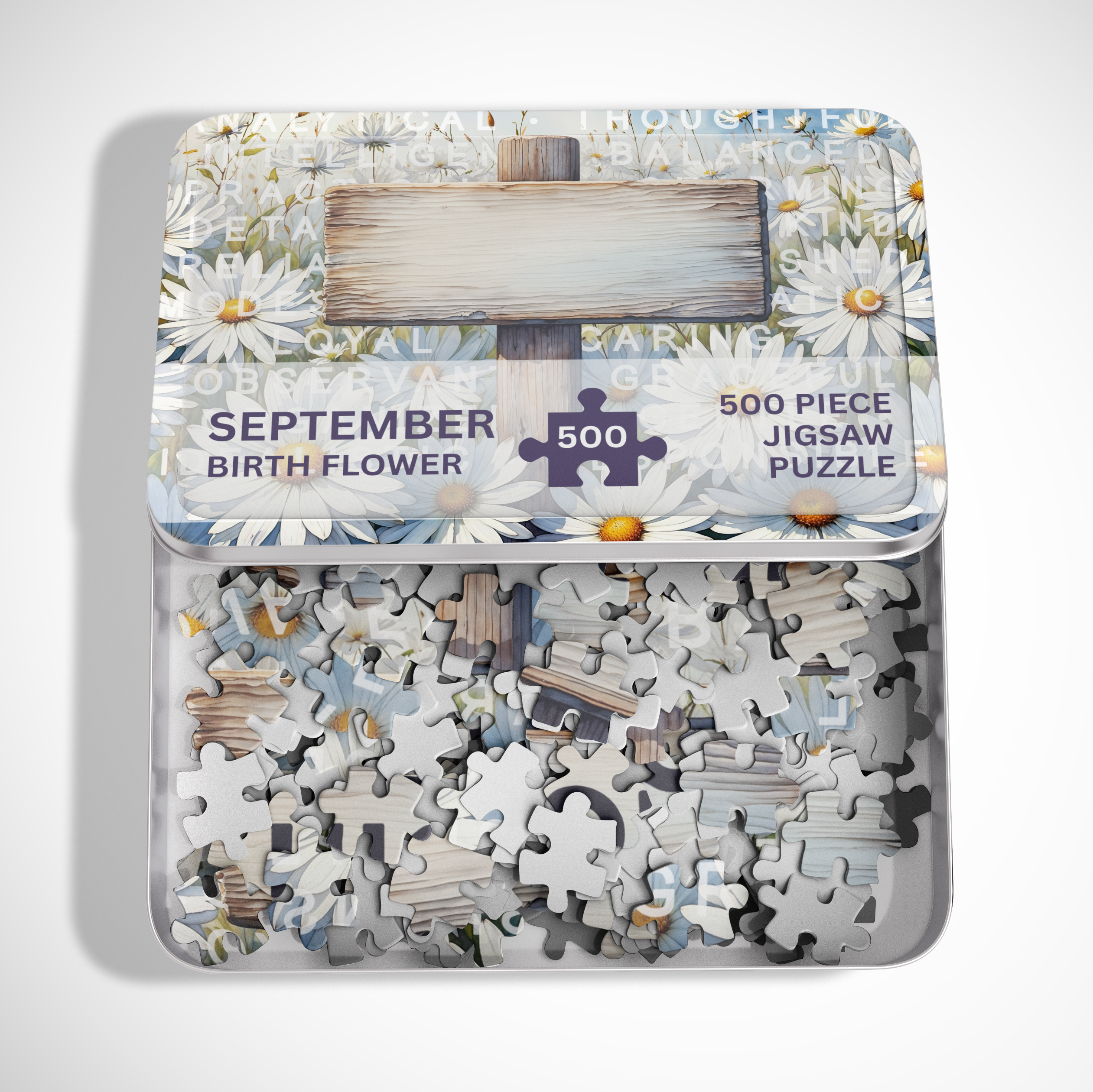 Personalised September Birthday Puzzle - 250/500 Pieces