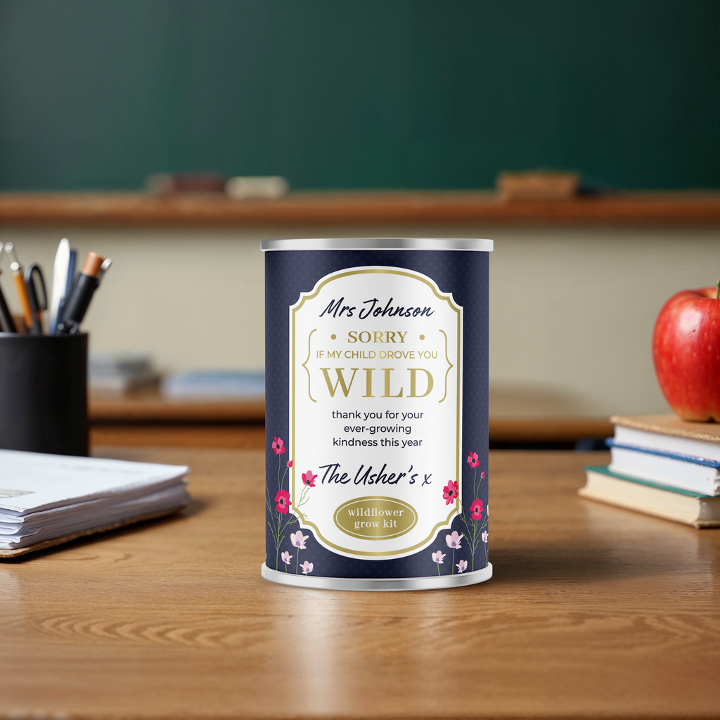 Personalised Gift for Teachers - Drove You Wild, Wild Flowers