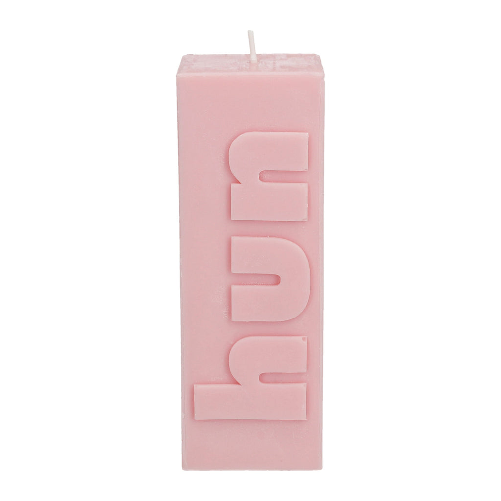 Hun Candle - Debossed Design | Pink Soy Wax - Gift for Best Friend | 60-Hour Burn Time