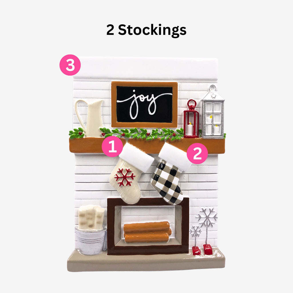 Personalised Christmas Bauble - Family Stockings design | Christmas Decor