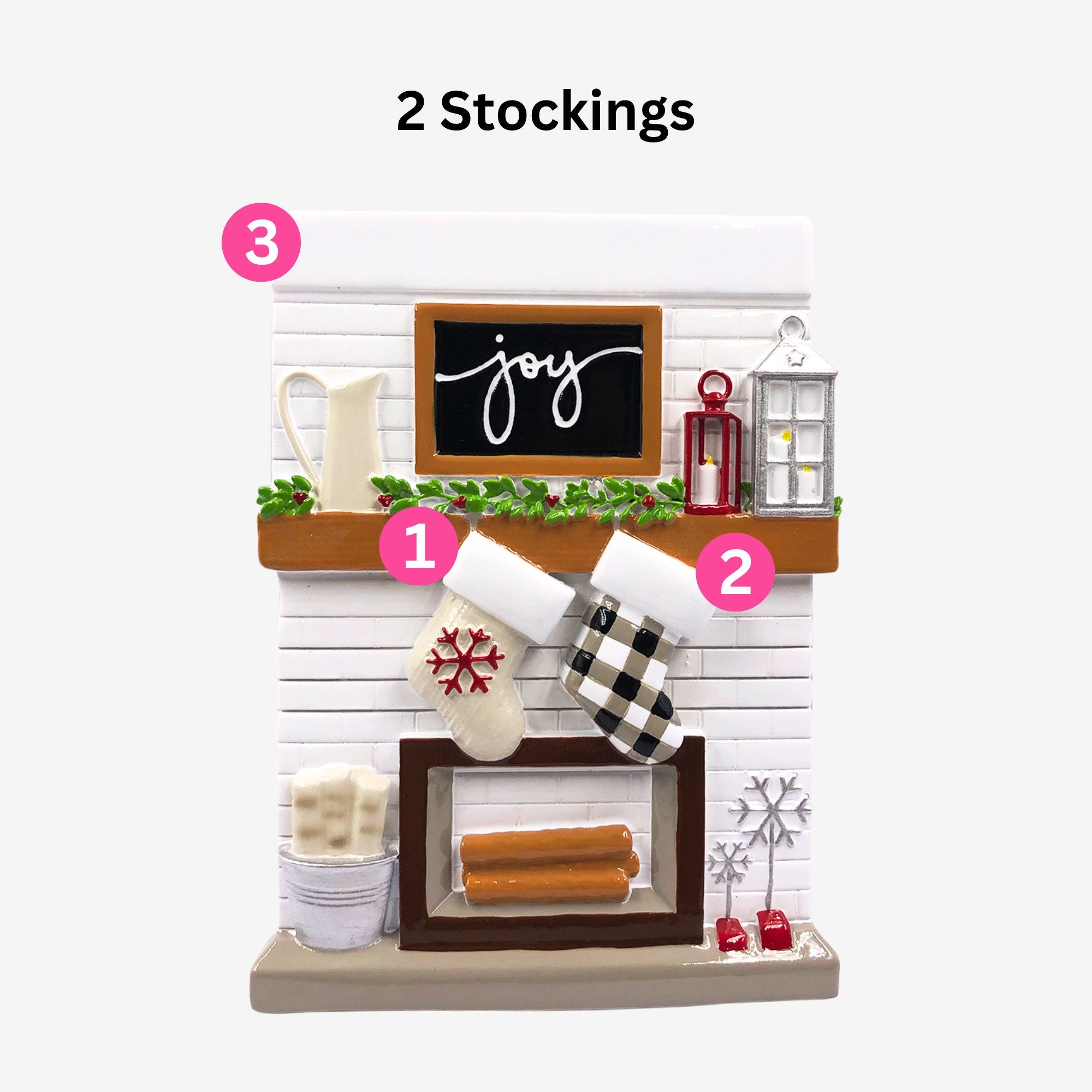 Personalised Christmas Bauble - Family Stockings design | Christmas Decor