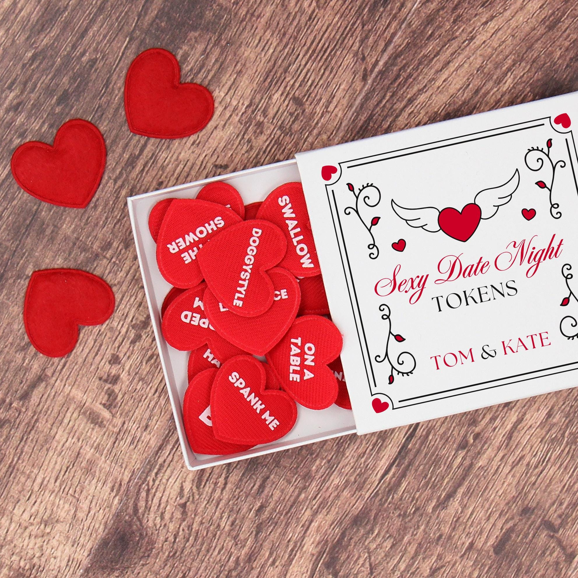 Personalised Date Night Tokens - Date Night Gift | Couple Gift | Anniersary Gift Main image