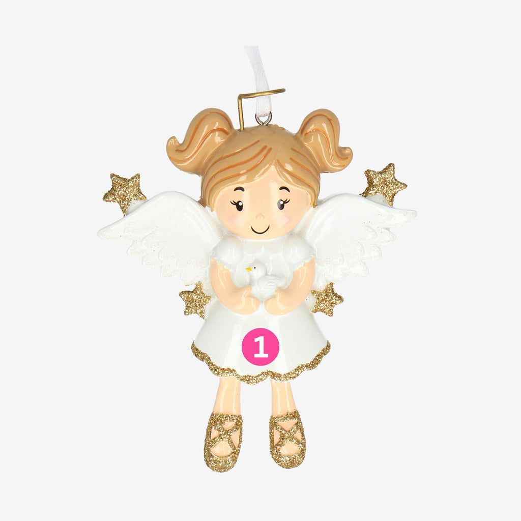 Personalised Christmas Tree Bauble - Angel design | Personalised Christmas Decor