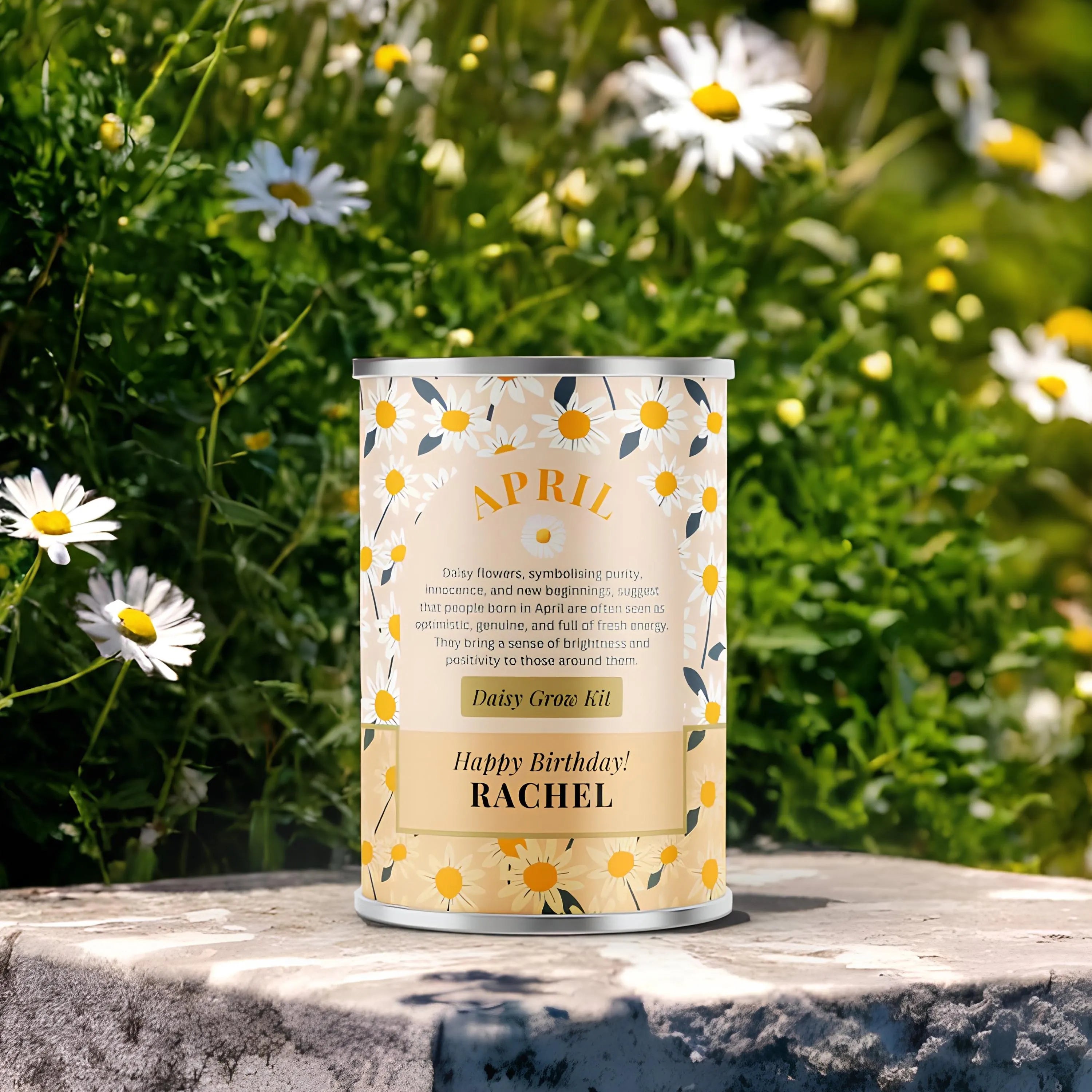 April Birth Flower - Personalised Grow Your Own Flower Gift Secondary image